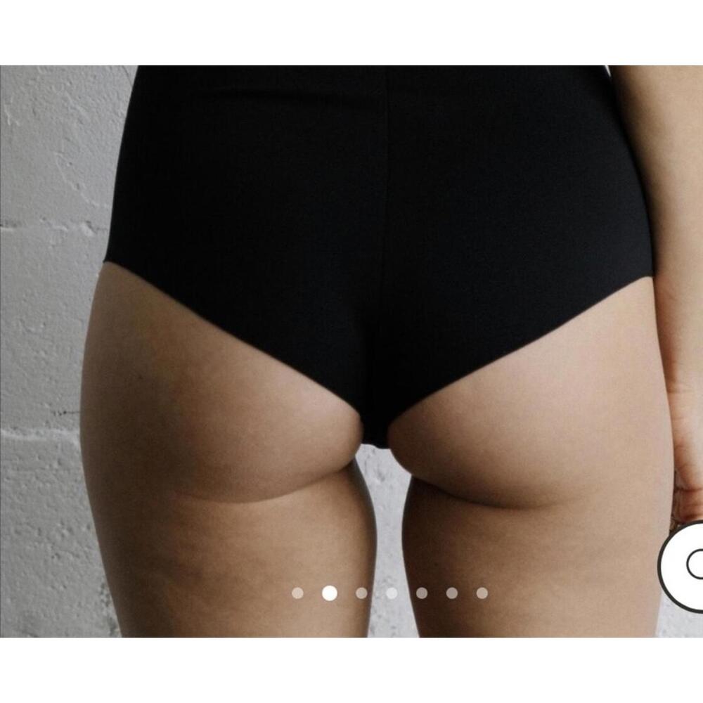 The Kit Women’s Undergarments Onyx Size 2 Black High Waist Heavy Weight Panty